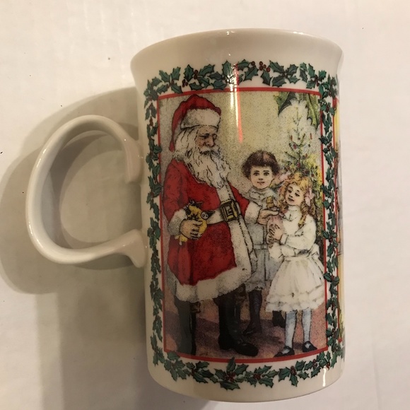 Set Of 2 “Merry Christmas” Mugs By Dunoon 4” Tall Made In Scotland - Picture 5 of 13